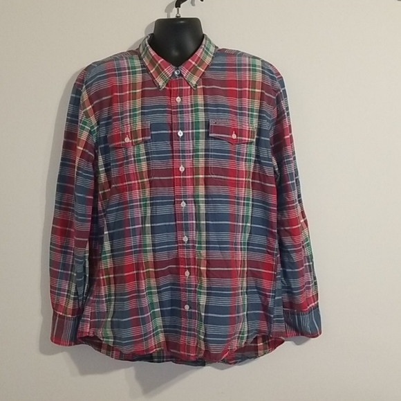 Tommy Hilfiger multi color long sleeved shirt - Picture 4 of 16
